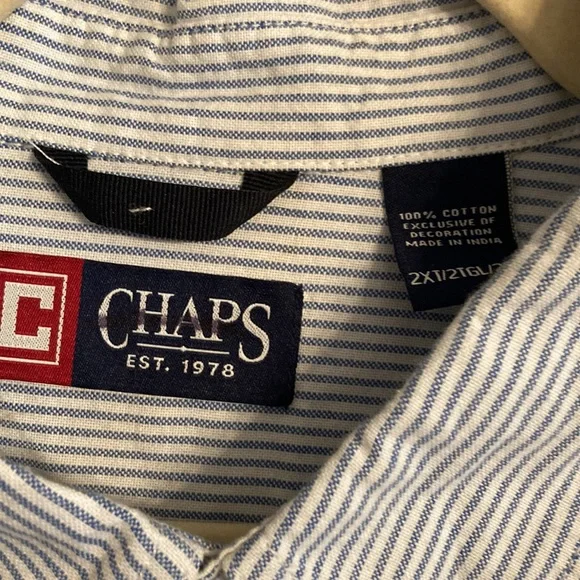 Mens chaps button down shirt - Picture 4 of 7